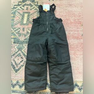 New Kids Cat & Jack Black Snow Bib Overalls